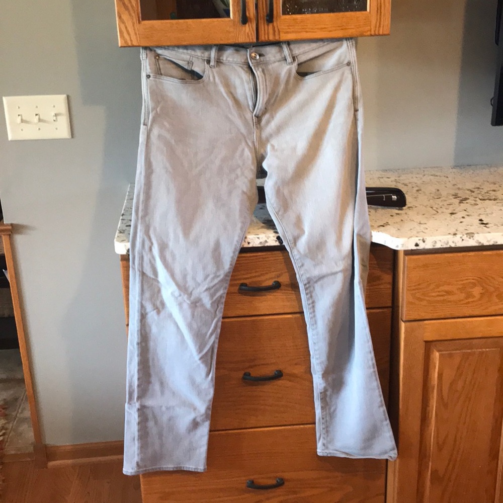 Banana republic slim fit grey jeans